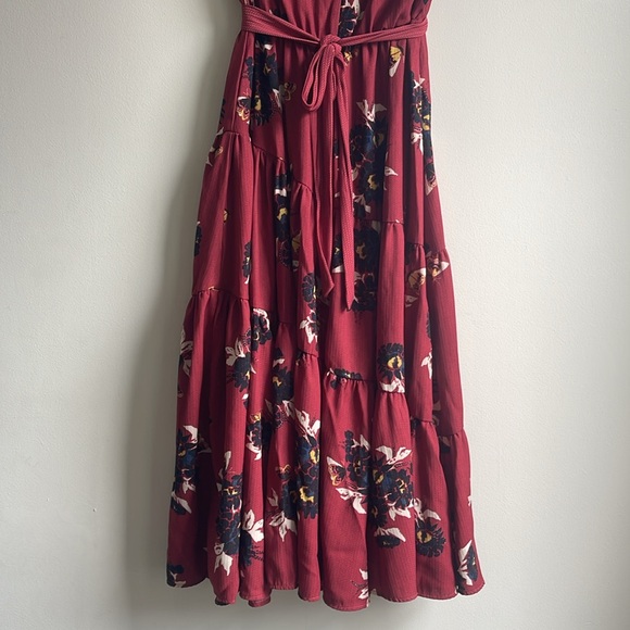 Free People ‘All I Got’ maxi dress with asymmetrical tiers, size 2 - Picture 10 of 11